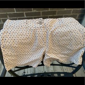 4” shorts tan with floral design